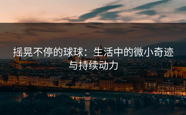 摇晃不停的球球：生活中的微小奇迹与持续动力